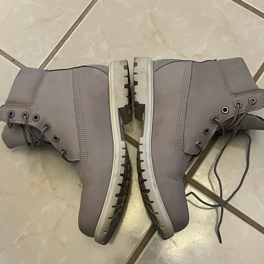 Timberland Light Gray Ankle Boots - Picture 3 of 5